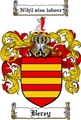 Thumbnail Berey Family Crest Berey Coat of Arms Digital Download