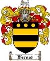 Thumbnail Bernes Family Crest Bernes Coat of Arms Digital Download