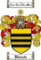 Thumbnail Blonde Family Crest Blonde Coat of Arms Thumbnail Blonde Family Crest Blonde Coat of Arms