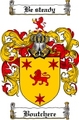 Thumbnail Boutchere Family Crest Boutchere Coat of Arms Digital Download
