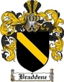 Thumbnail Braddene Family Crest  Braddene Coat of Arms