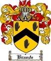 Thumbnail Brande Family Crest  Brande Coat of Arms