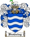 Thumbnail Browning Family Crest  Browning Coat of Arms