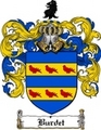 Thumbnail Burdet Family Crest  Burdet Coat of Arms