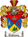 Thumbnail Cabrera Family Crest  Cabrera Coat of Arms