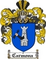 Thumbnail Carmona Family Crest  Carmona Coat of Arms