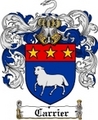 Thumbnail Carrier Family Crest  Carrier Coat of Arms