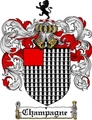Thumbnail Champagne Family Crest  Champagne Coat of Arms