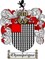 Thumbnail Champaigne Family Crest  Champaigne Coat of Arms