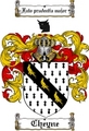 Thumbnail Cheyne Family Crest  Cheyne Coat of Arms