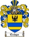 Thumbnail Crespo Family Crest  Crespo Coat of Arms