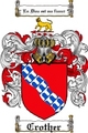 Thumbnail Crother Family Crest Crother Coat of Arms Digital Download