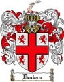 Thumbnail Deakan Family Crest Deakan Coat of Arms Digital Download