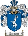 Thumbnail Deshong Family Crest  Deshong Coat of Arms