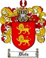 Thumbnail Dietz Family Crest Dietz Coat of Arms Thumbnail Dietz Family Crest Dietz Coat of Arms