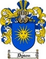 Thumbnail Dyson Family Crest  Dyson Coat of Arms