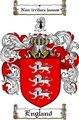 Thumbnail England Family Crest  England Coat of Arms