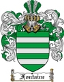 Thumbnail Fontaine Family Crest  Fontaine Coat of Arms