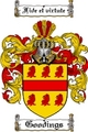 Thumbnail Goodings Family Crest  Goodings Coat of Arms