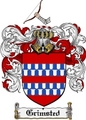 Thumbnail Grimsted Family Crest Grimsted Coat of Arms Digital Download