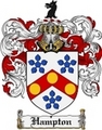 Thumbnail Hampton Family Crest Hampton Coat of Arms Digital Download