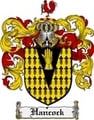 Thumbnail Hancock Family Crest Hancock Coat of Arms Digital Download
