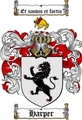 Thumbnail Harper Family Crest / Harper Coat of Arms