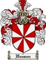 Thumbnail Henson Family Crest Henson Coat of Arms Digital Download