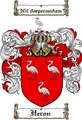 Thumbnail Heron Family Crest Heron Coat of Arms Thumbnail Heron Family Crest Heron Coat of Arms