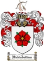 Thumbnail Hickinbottom Family Crest  Hickinbottom Coat of Arms