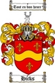 Thumbnail Hicks Family Crest / Hicks Coat of Arms