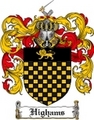 Thumbnail Highams Family Crest Highams Coat of Arms Digital Download