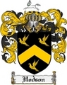 Thumbnail Hodson Family Crest Hodson Coat of Arms Digital Download