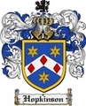 Thumbnail Hopkinson Family Crest Hopkinson Coat of Arms Digital Download