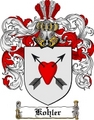 Thumbnail Kohler Family Crest  Kohler Coat of Arms
