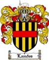 Thumbnail Landes Family Crest  Landes Coat of Arms