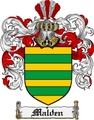 Thumbnail Malden Family Crest  Malden Coat of Arms