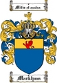 Thumbnail Markham Family Crest  Markham Coat of Arms