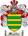 Thumbnail Maulden Family Crest  Maulden Coat of Arms