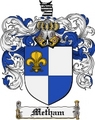 Thumbnail Metham Family Crest Metham Coat of Arms Digital Download