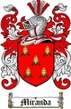Thumbnail Miranda Family Crest  Miranda Coat of Arms