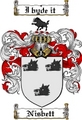 Thumbnail Nisbett Family Crest  Nisbett Coat of Arms