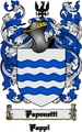 Thumbnail Paponetti Family Crest  Paponetti Coat of Arms Digital Download