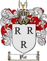 Thumbnail Pat Family Crest  Pat Coat of Arms