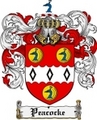 Thumbnail Peacocke Family Crest  Peacocke Coat of Arms