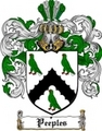 Thumbnail Peeples Family Crest  Peeples Coat of Arms