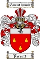 Thumbnail Perrott Family Crest  Perrott Coat of Arms