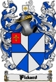 Thumbnail Pickard Family Crest  Pickard Coat of Arms Digital Download