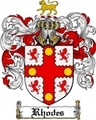 Thumbnail Rhodes Family Crest / Rhodes Coat of Arms