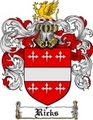 Thumbnail Ricks Family Crest  Ricks Coat of Arms
